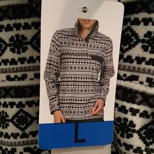 NWT Jach's Cabin fleece top Sz L